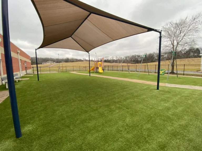 Synthetic turf play area