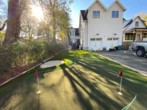 Synthetic turf putting green 2